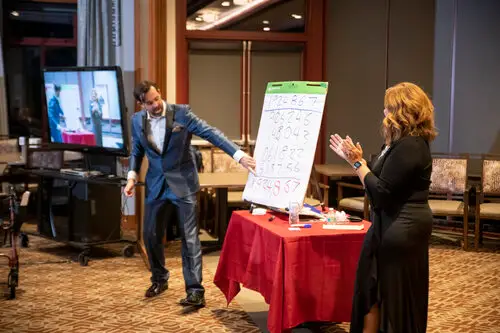 Adam Stone demonstrated an amazing number of magic